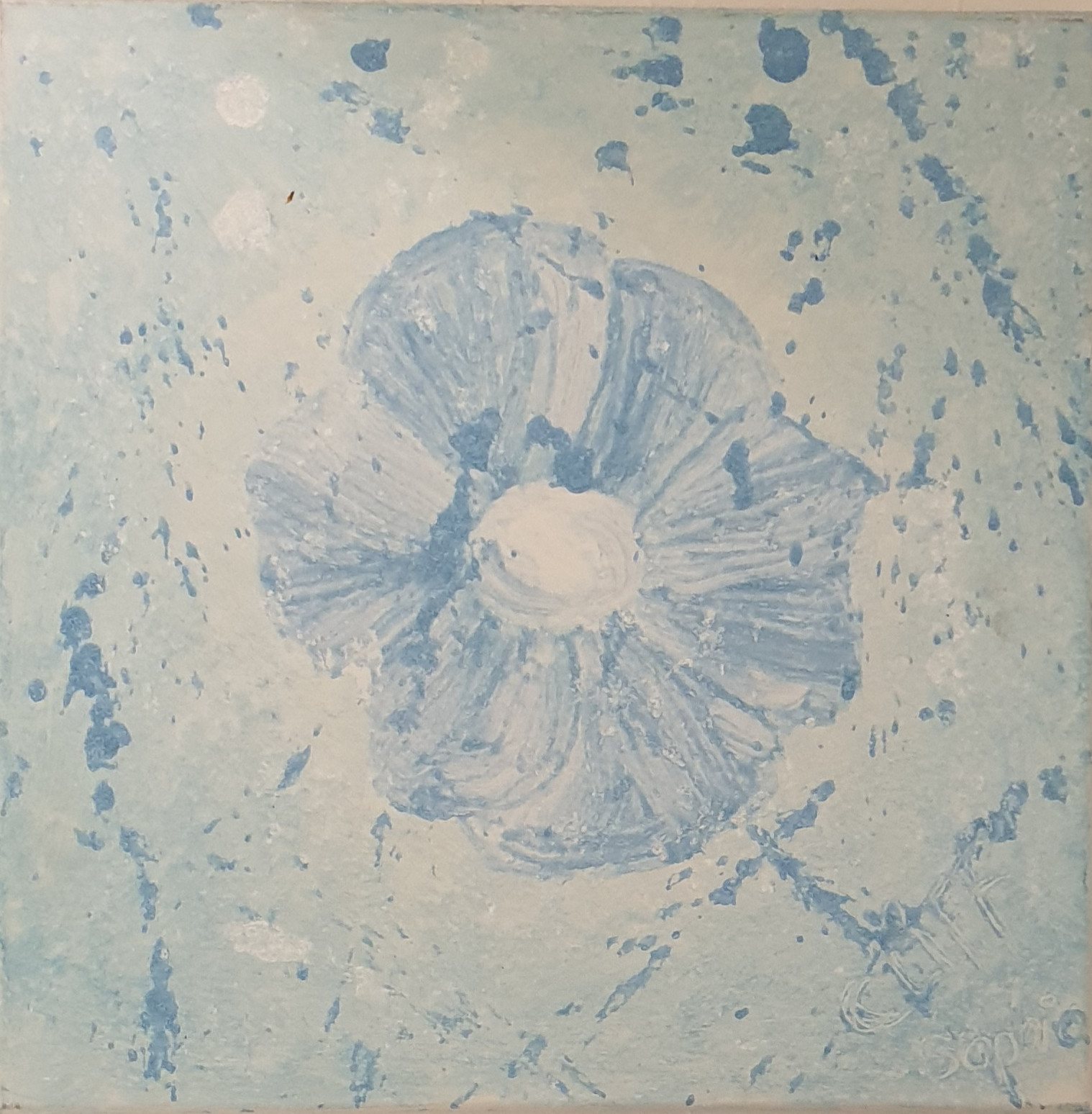 Cliff Aßmann, Flowers in blue