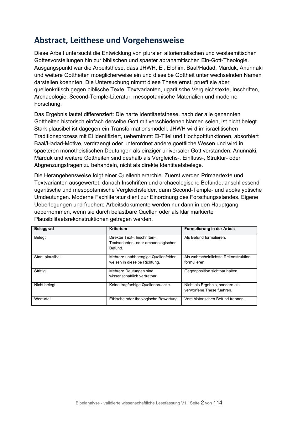 Bibelanalyse Seite 2