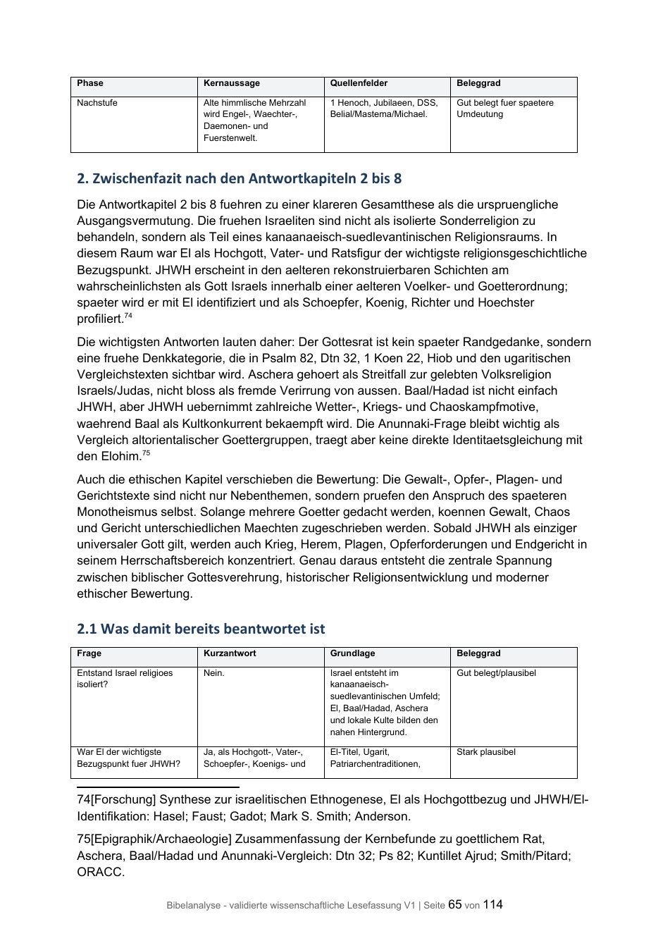Bibelanalyse Seite 65